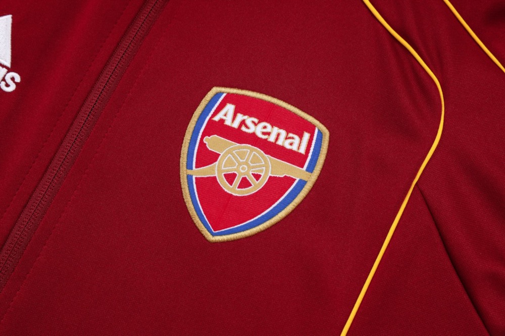 2025/26 Arsenal maroon Jacket Training Suit Set Football Team Shirt Sports Fashion