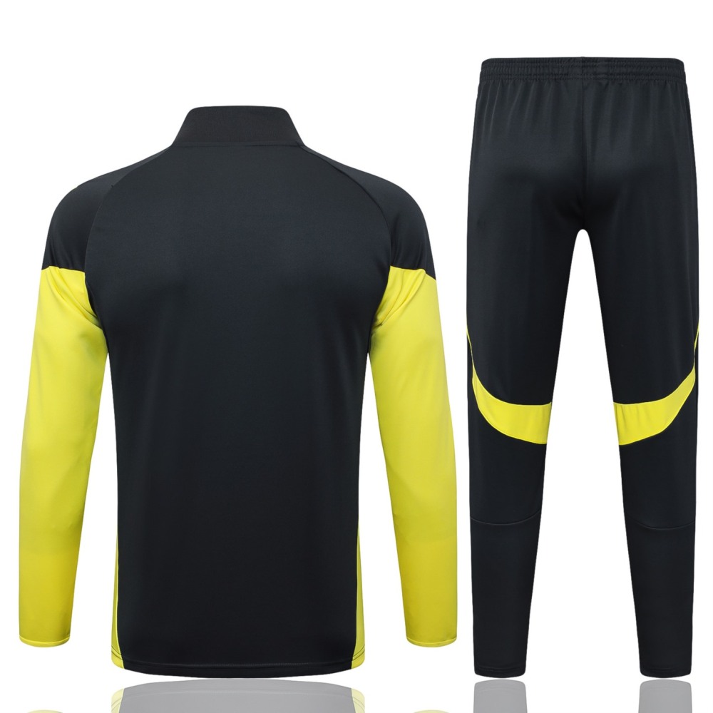 2025/26 Real Madrid dark gray Jacket Training Suit Set Football Team Shirt Sports Fashion