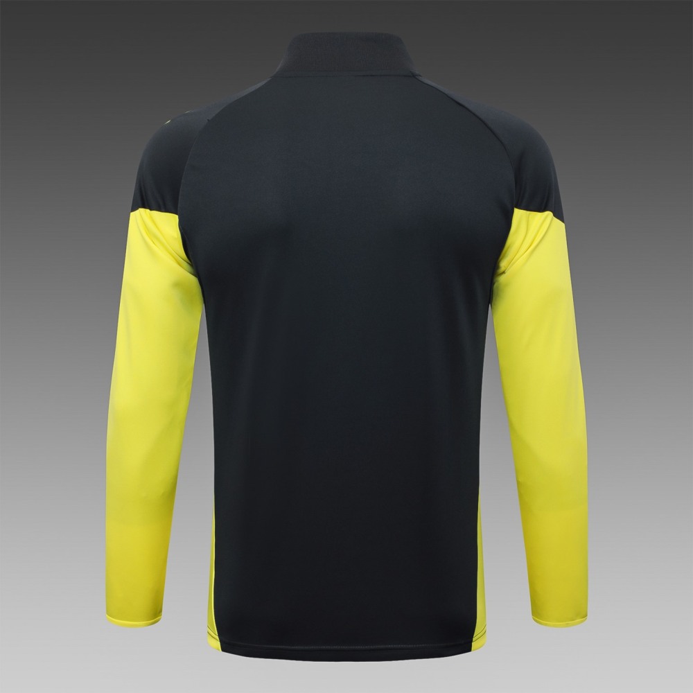 2025/26 Real Madrid dark gray Jacket Training Suit Set Football Team Shirt Sports Fashion