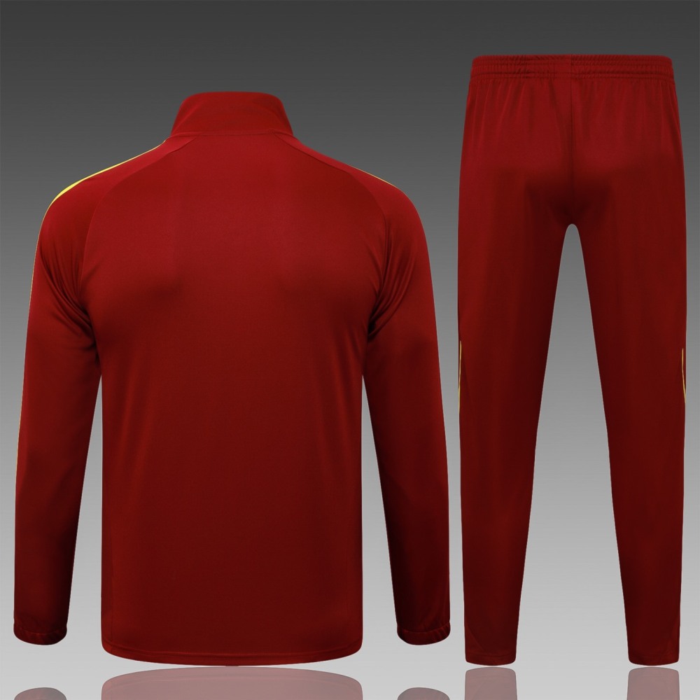 2025/26 Arsenal maroon Jacket Training Suit Set Football Team Shirt Sports Fashion