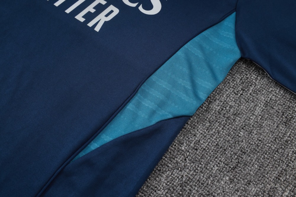 202526 Arsenal royal blue Long-sleeved half-pull training kit Football team kit