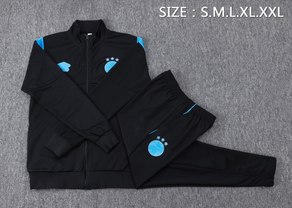 2025/26 Gremio black Jacket Training Suit Set Football Team Shirt Sports Fashion