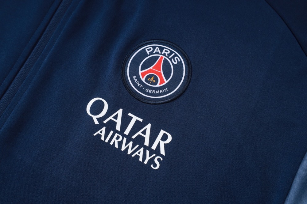 2025/26 Paris royal blue Jacket Training Suit Set Football Team Shirt Sports Fashion