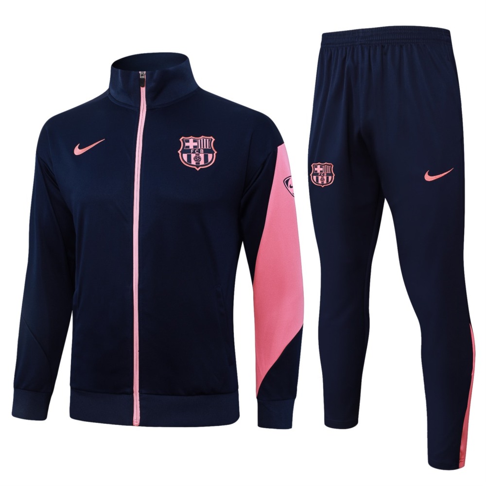2025/26 Barcelona cyan Jacket Training Suit Set Football Team Shirt Sports Fashion