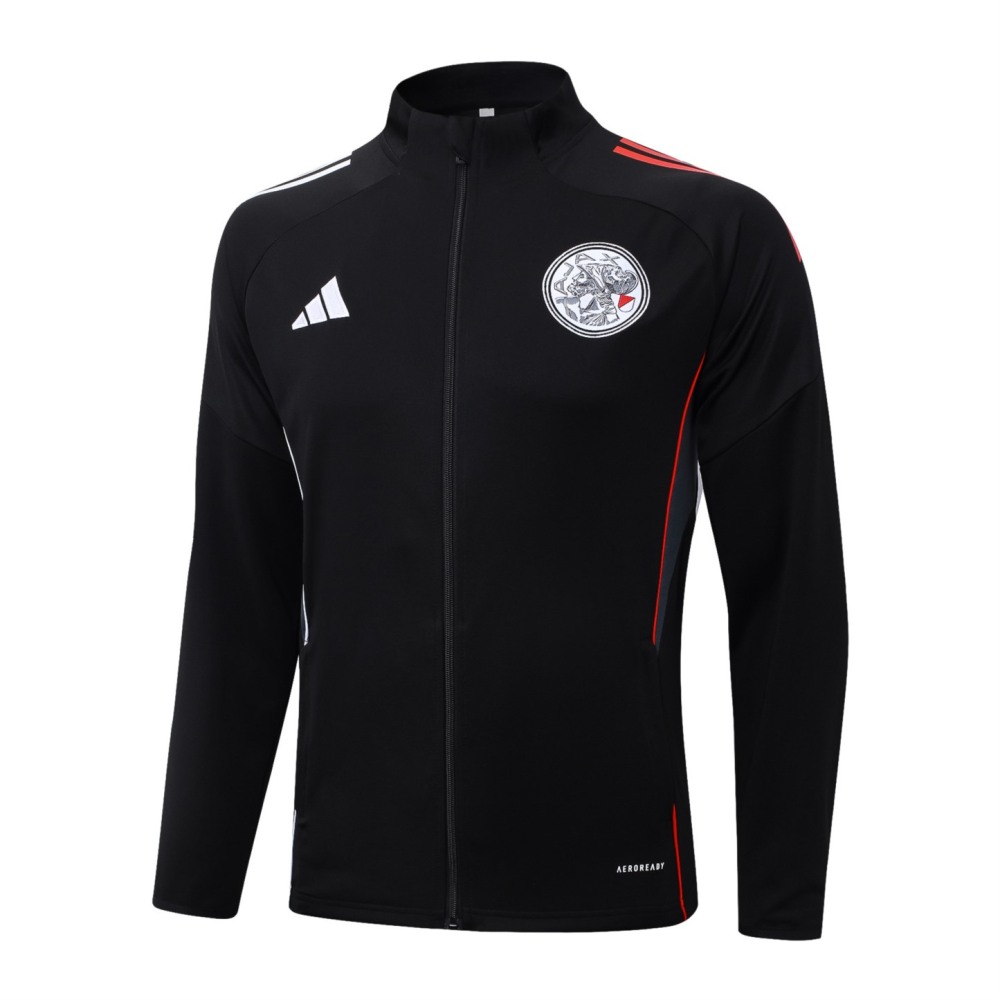 2025/26 Ajax black Jacket Training Suit Set Football Team Shirt Sports Fashion