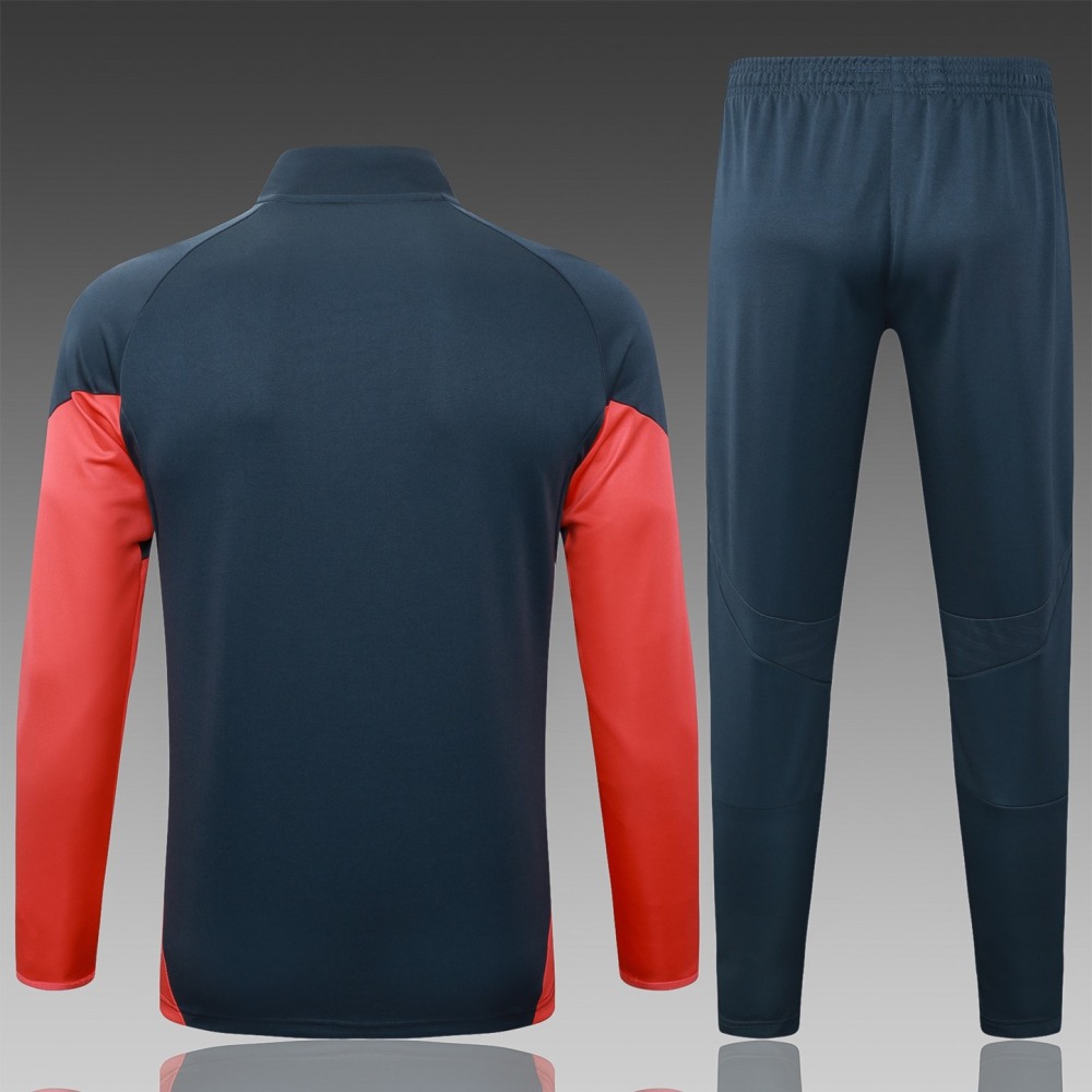 2025/26 Bayern Munich dark gray Jacket Training Suit Set Football Team Shirt Sports Fashion