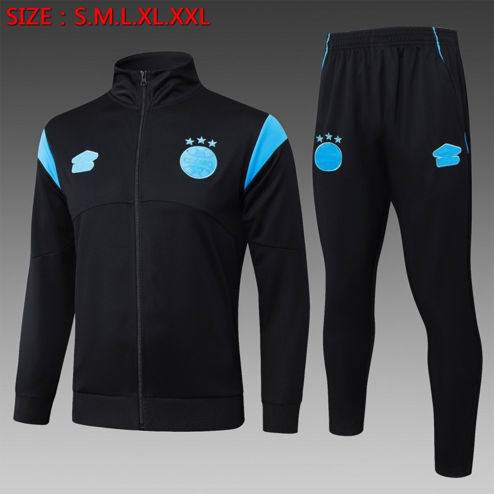 2025/26 Gremio black Jacket Training Suit Set Football Team Shirt Sports Fashion
