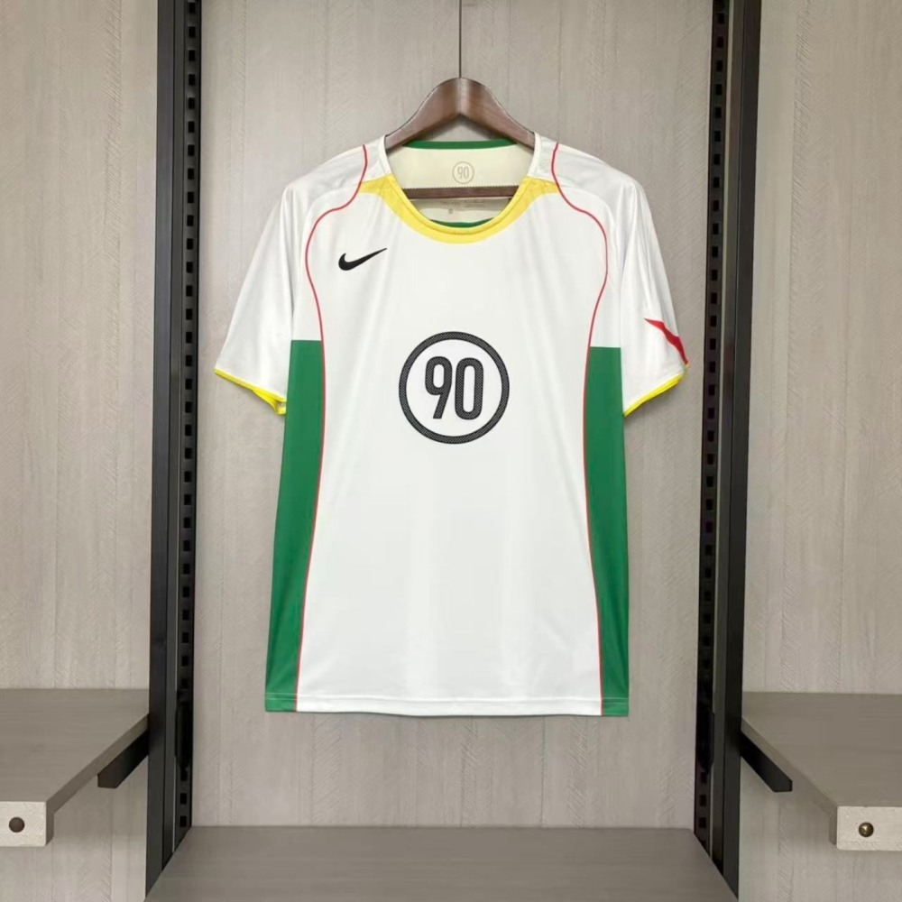 2025 Nike T90 jersey White and Green Fan version