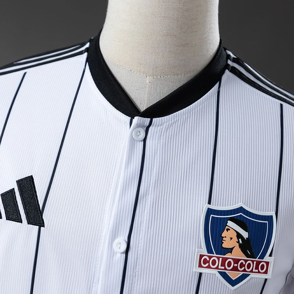 2025/26 Colo Colo US Pack Full-Button Baseball White jersey Fan version