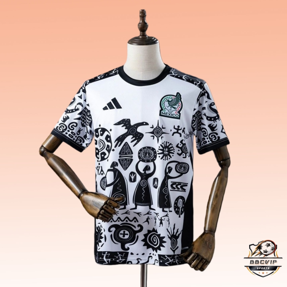 2025/26 Mexico Special Edition White and Black Jersey Fan Version