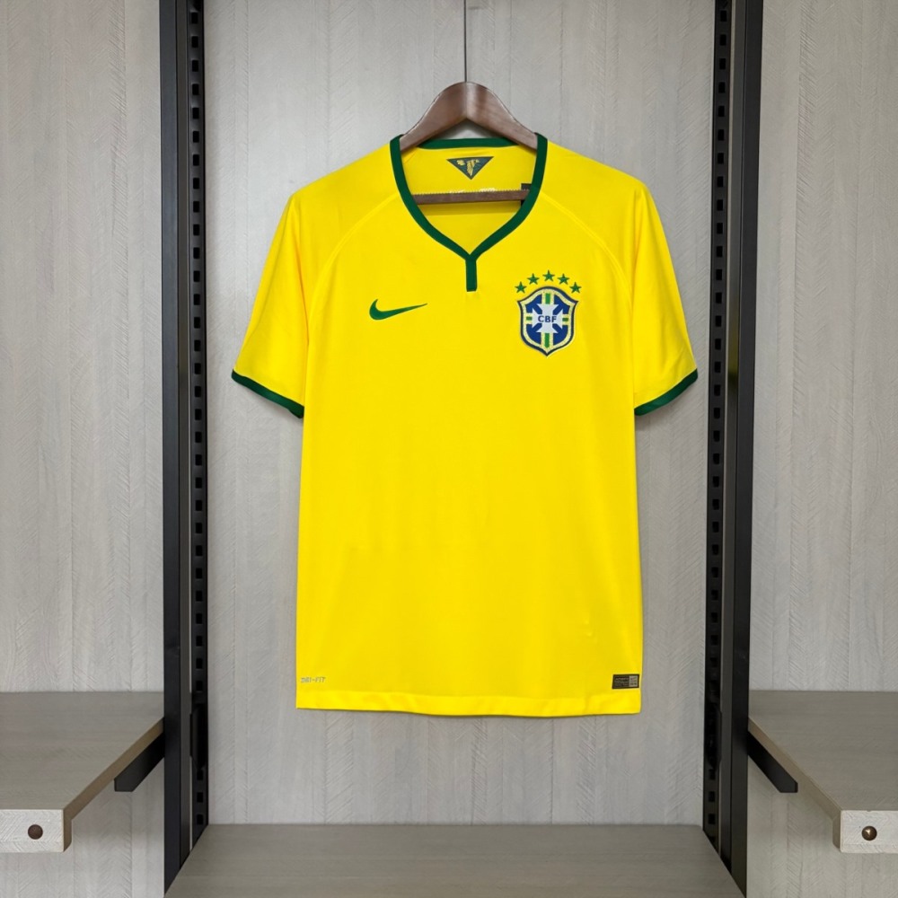 Retro Brazil 2014 Home jersey Fan Version