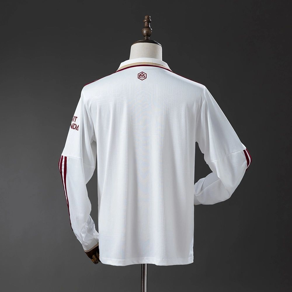 2025/26 Arsenal Second Away White jersey Fan version