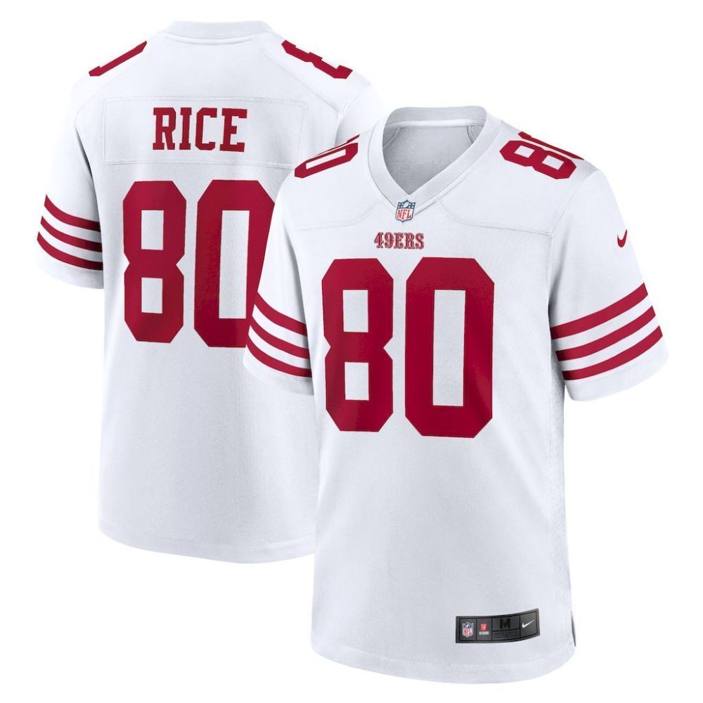 NFL San Francisco 49ers Jeysey RICE # 80
