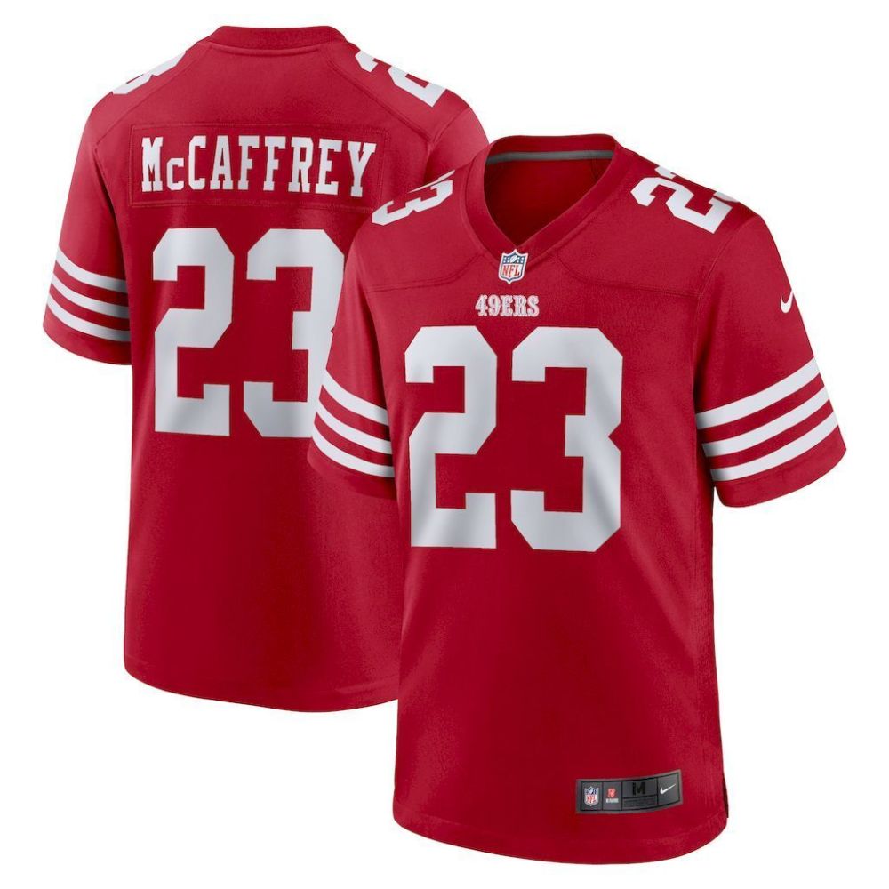 NFL San Francisco 49ers Jeysey McCAFFREY #23