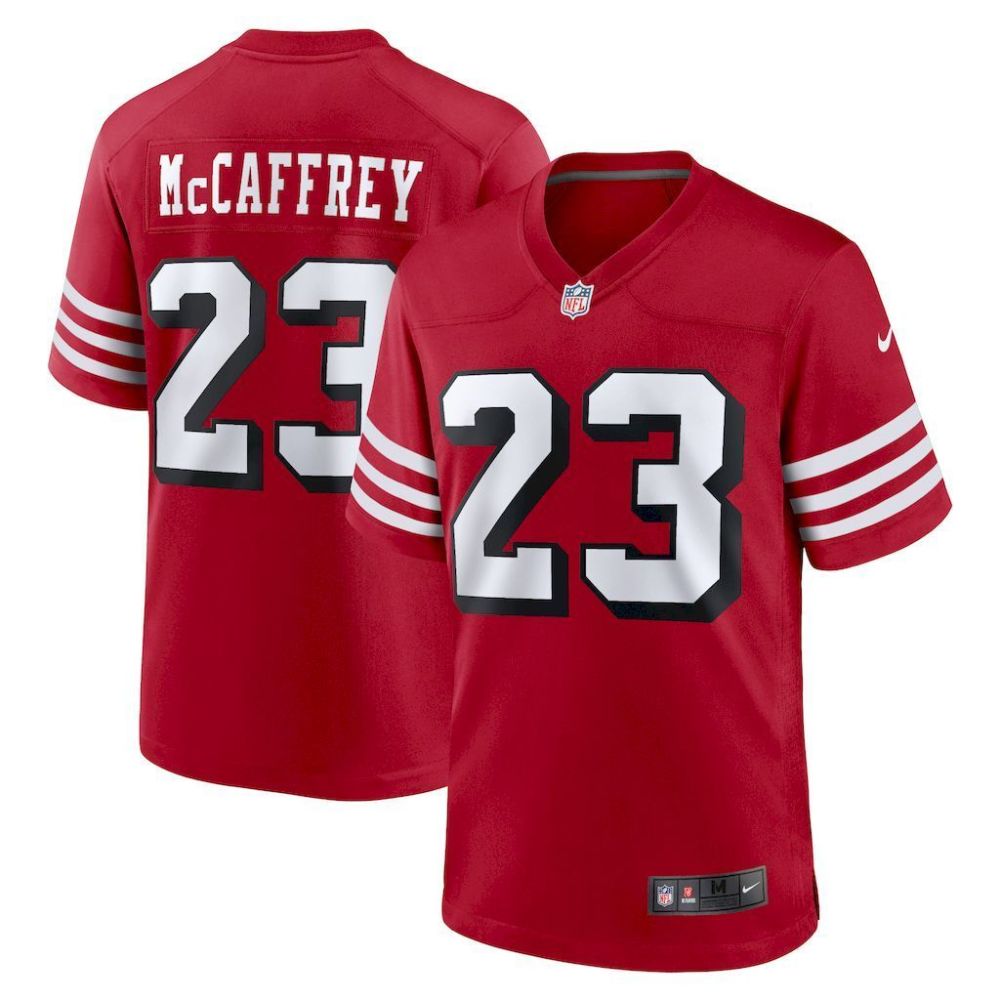 NFL San Francisco 49ers Jeysey McCAFFREY #23