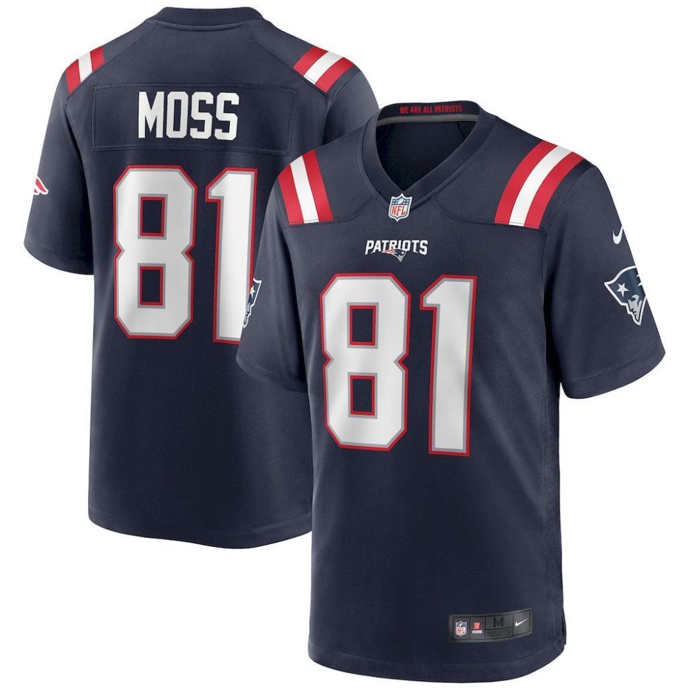 NFL New England Patriots Jeysey MOSS #81