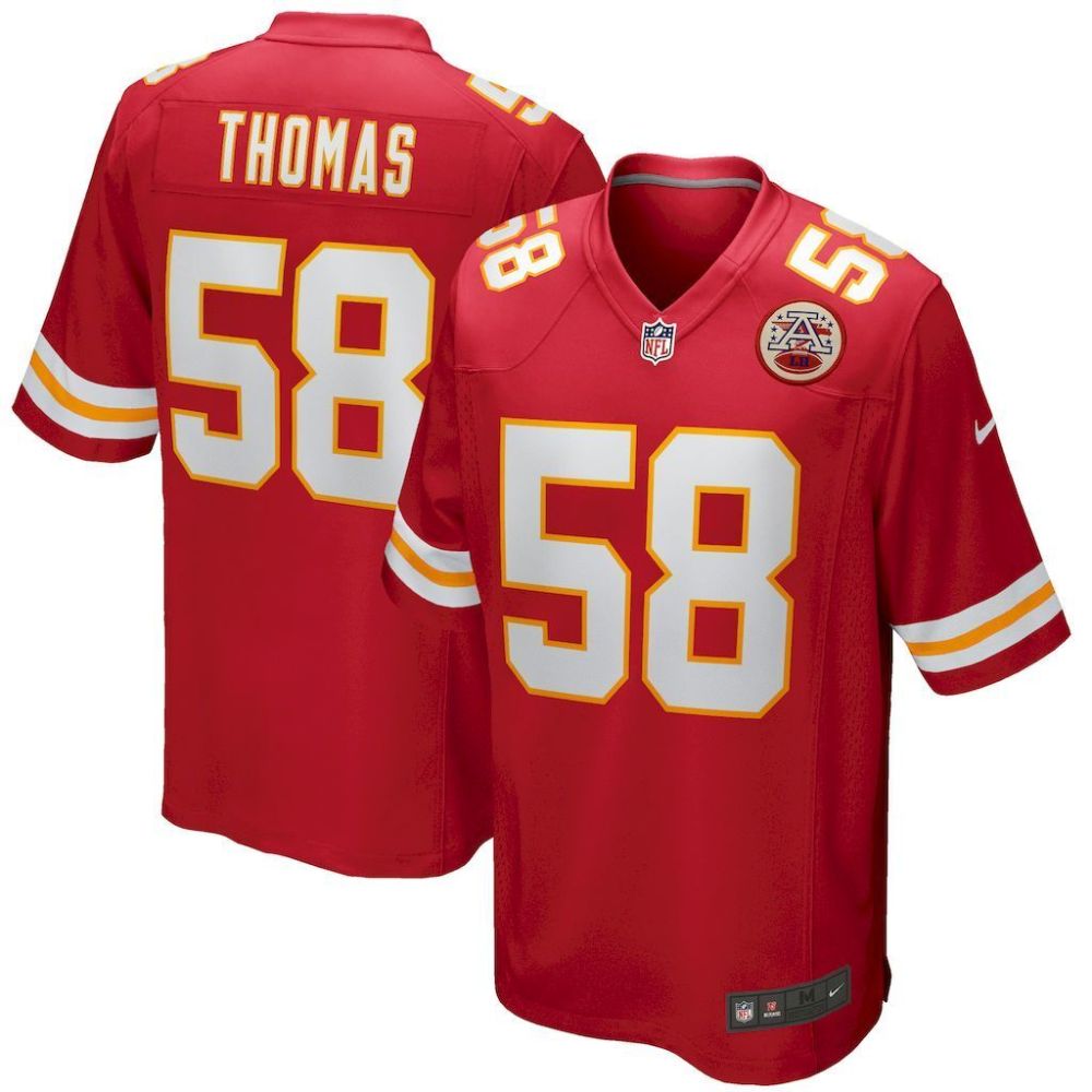 NFL Kansas City Chiefs Jeysey D.THOMAS #58