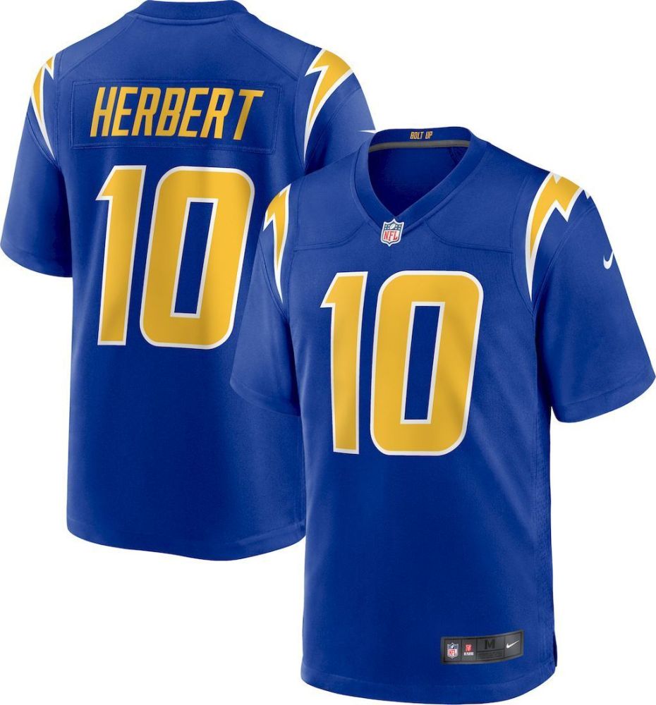 NFL Los Angeles Chargers Jeysey HERBERT # 10