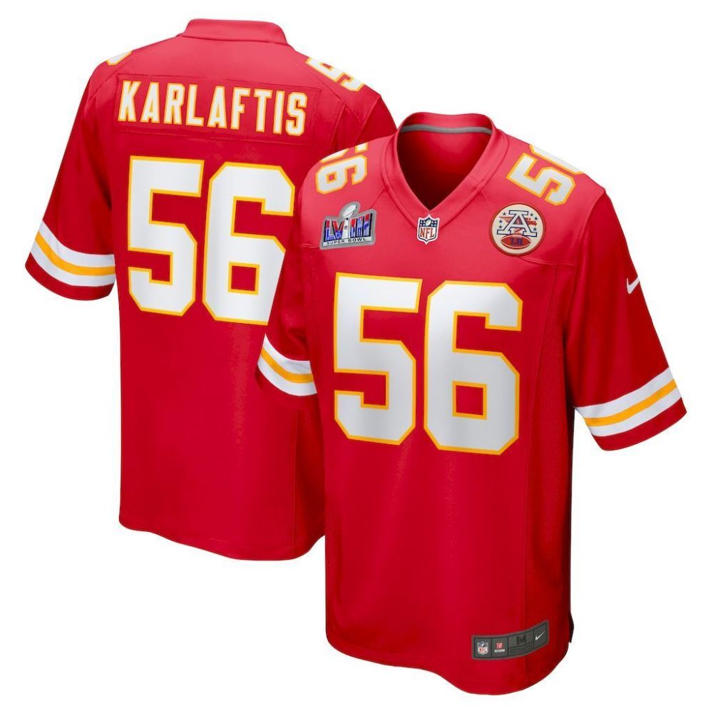 NFL Kansas City Chiefs Jeysey KARLAFTIS #56
