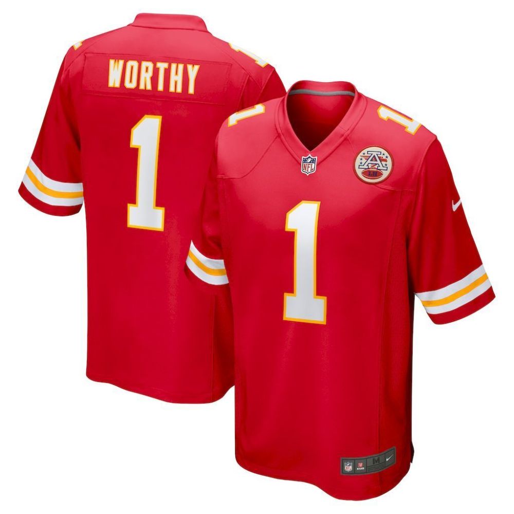 NFL Kansas City Chiefs Jeysey WORTHY #1