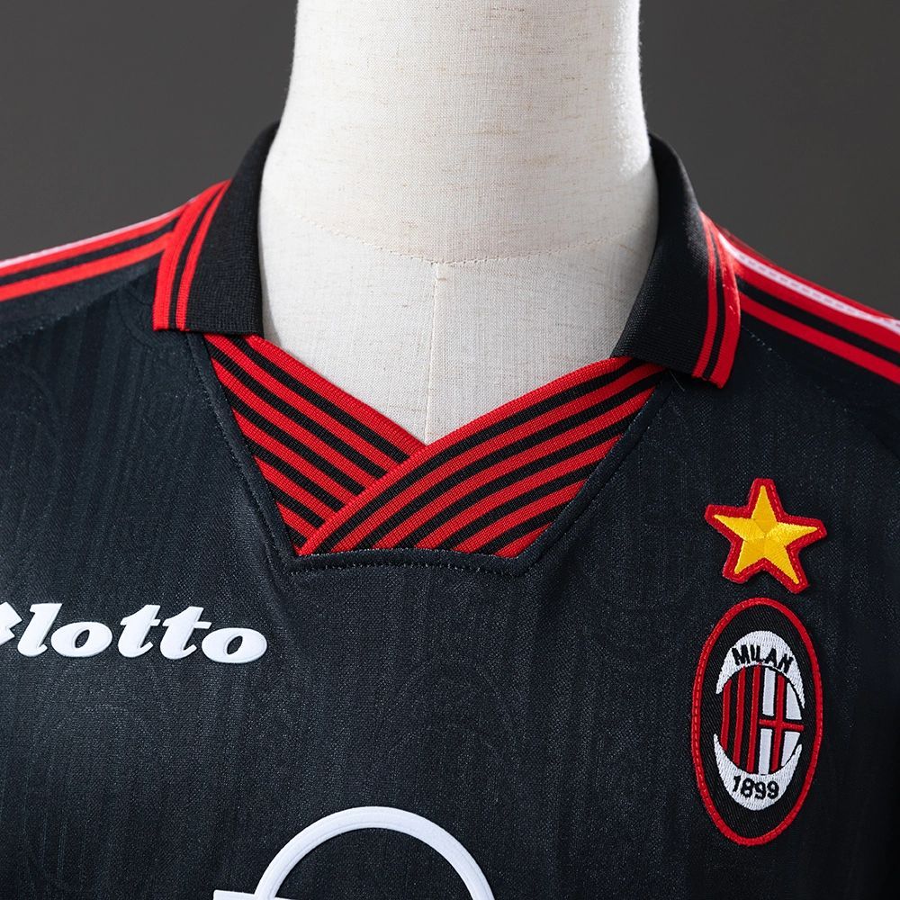 Retro AC Milan 1997/98 Special Edition Black jersey Fan Version