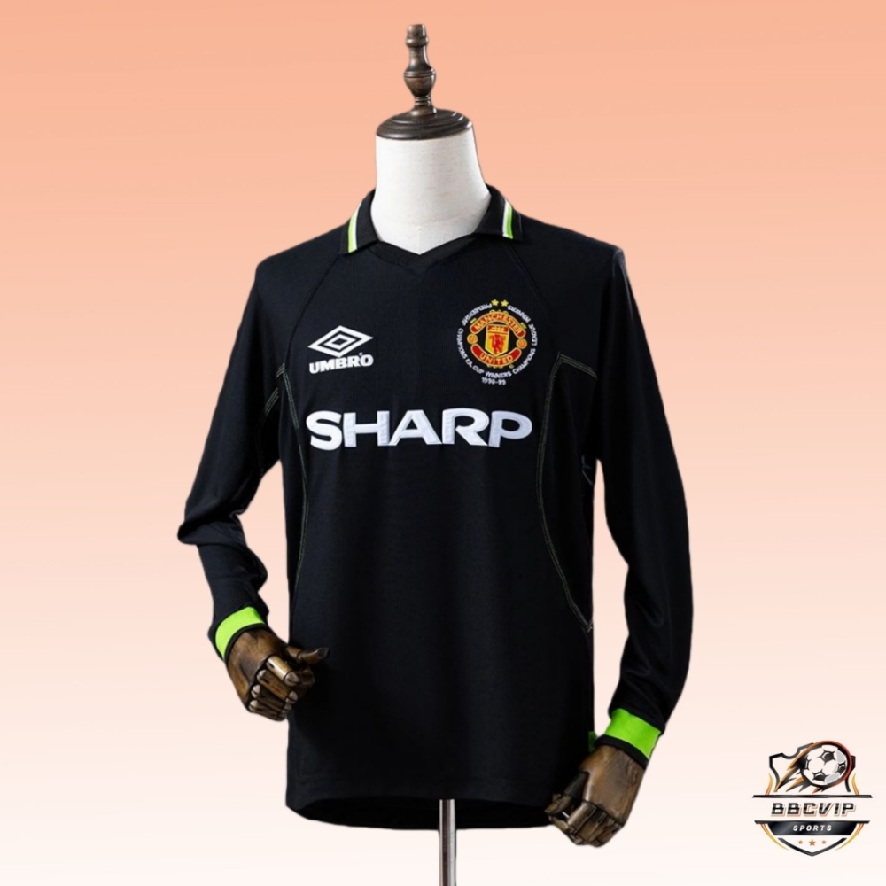 Retro Manchester United 1998/99 away(Champions League Edition) jersey Fan Version