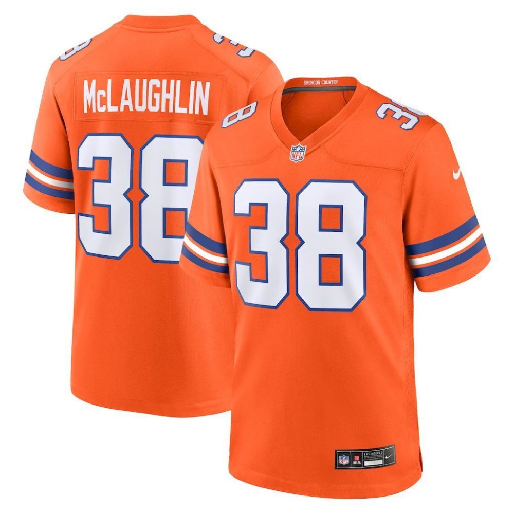 NFL Denver Broncos Jeysey McLAUGHLIN #38