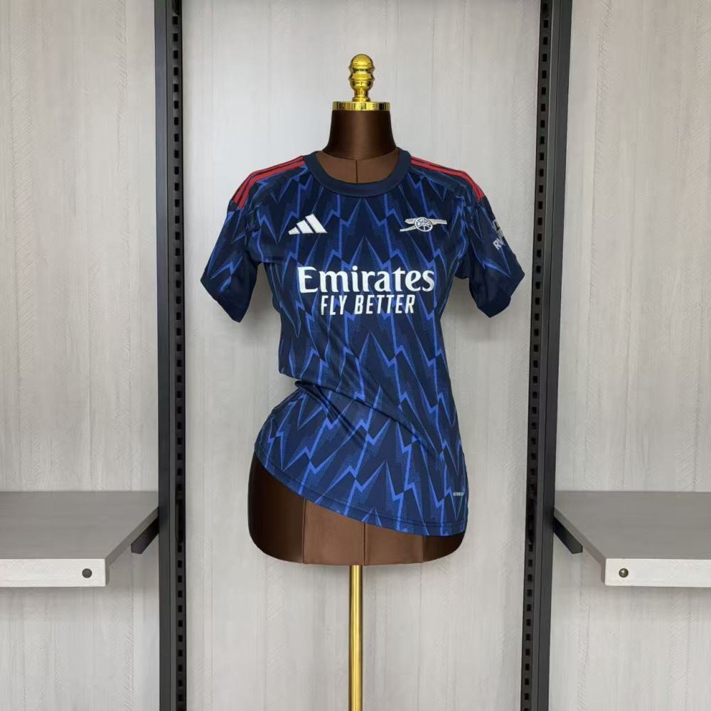 2025/26 Arsenal Away Blue Women's Jersey Fan Version