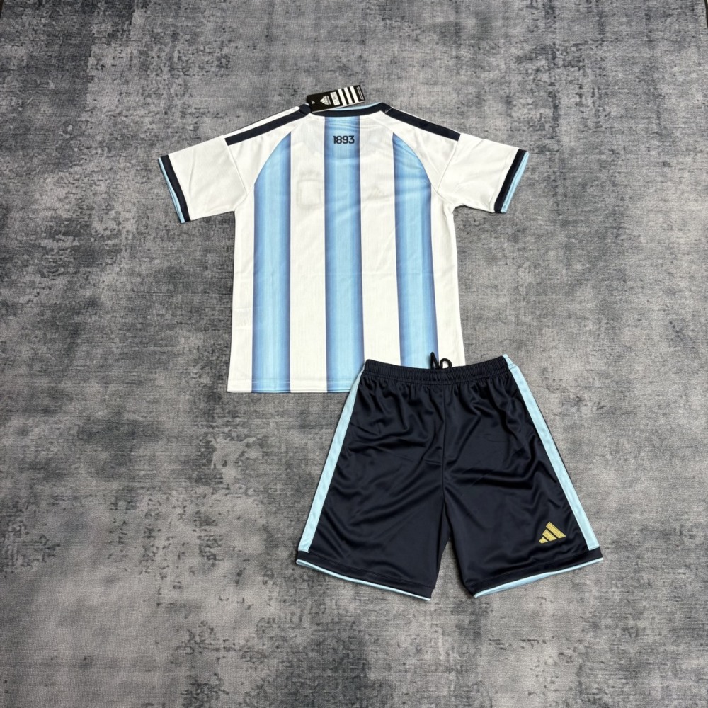 Argentina 2026 World Cup Home jersey Kid Kits 16-28