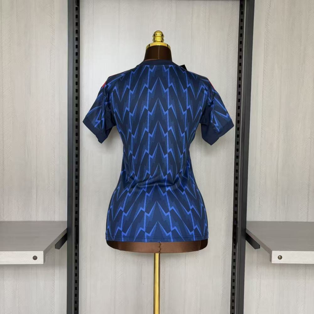 2025/26 Arsenal Away Blue Women's Jersey Fan Version