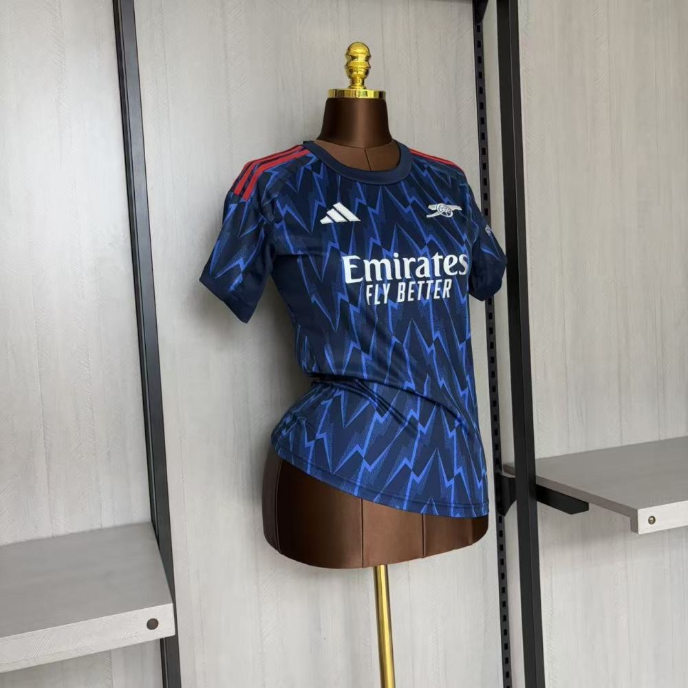 2025/26 Arsenal Away Blue Women's Jersey Fan Version