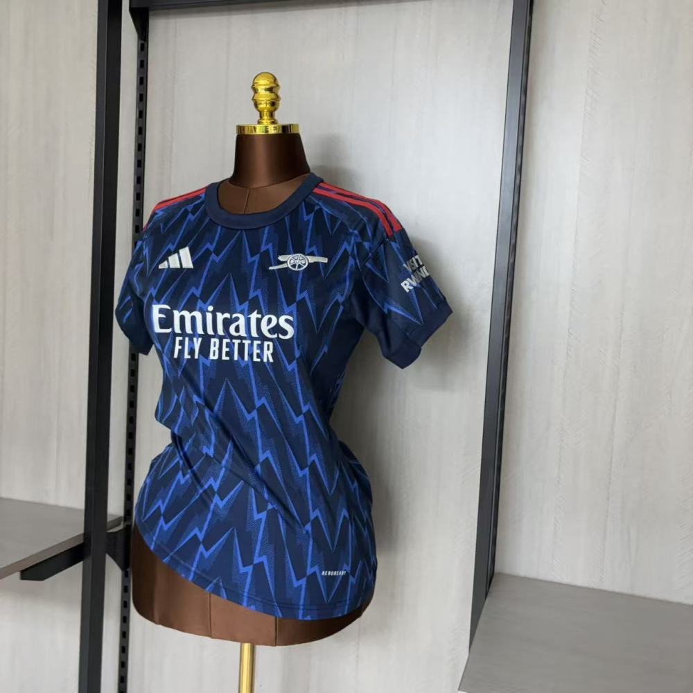 2025/26 Arsenal Away Blue Women's Jersey Fan Version