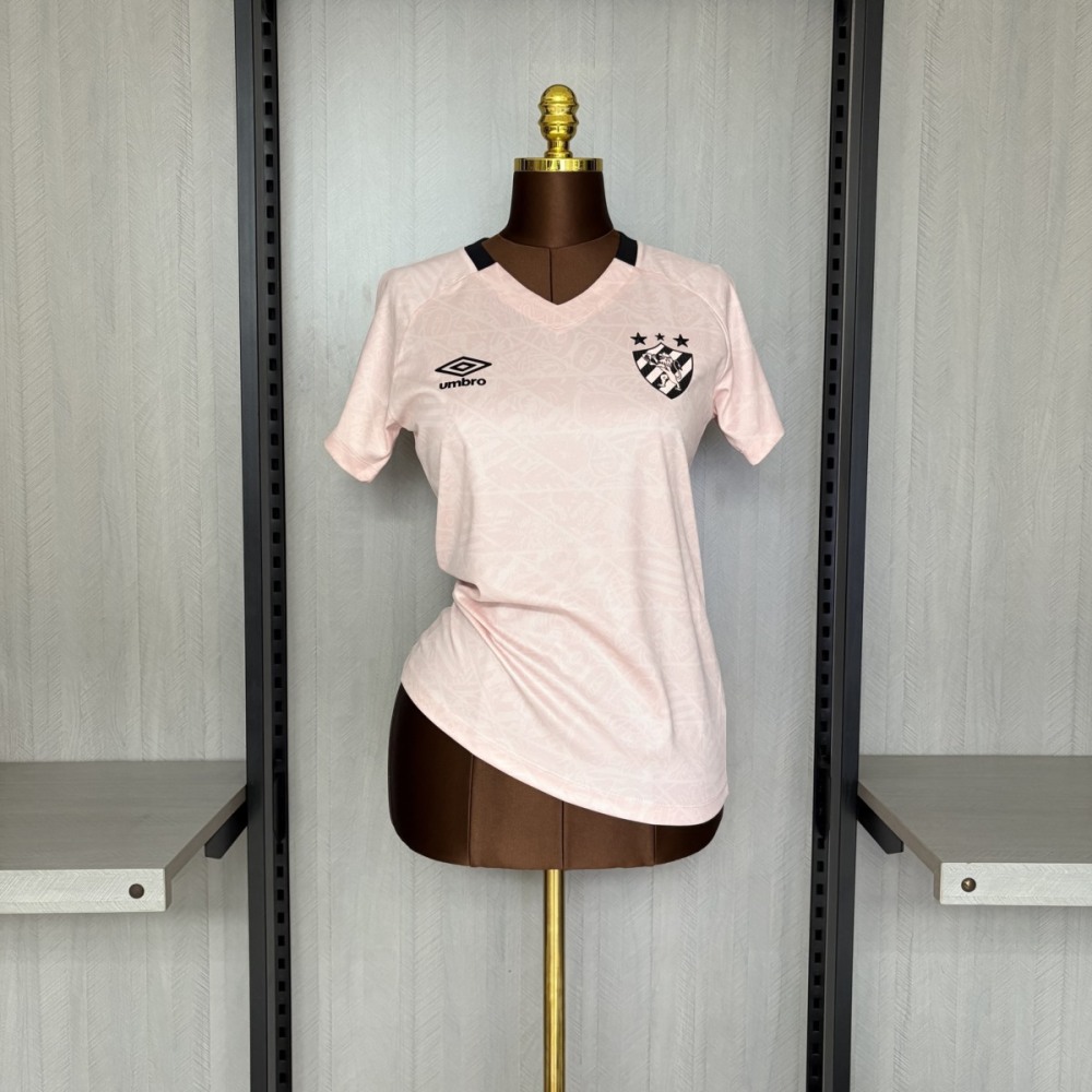 2025/26 Sporting Recife Pink Womens Jersey Fan Version