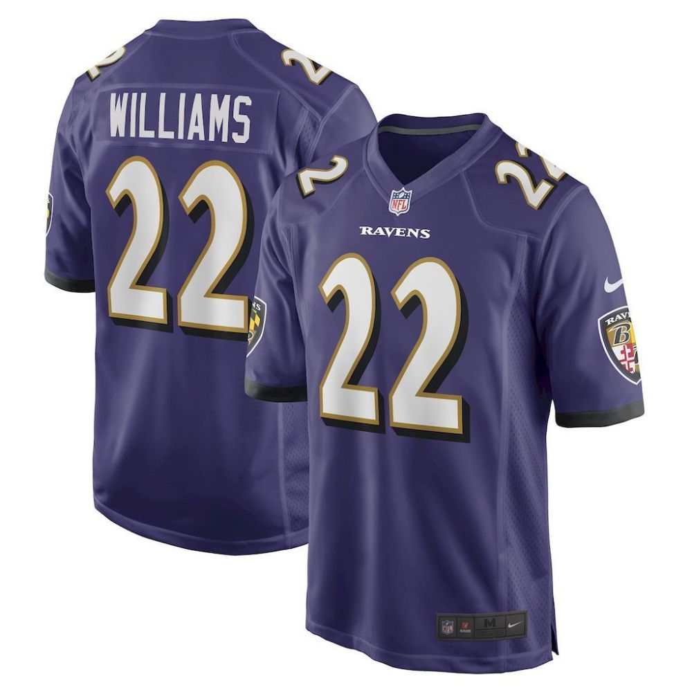 NFL Baltimore Ravens Jeysey WILLIAMS #22