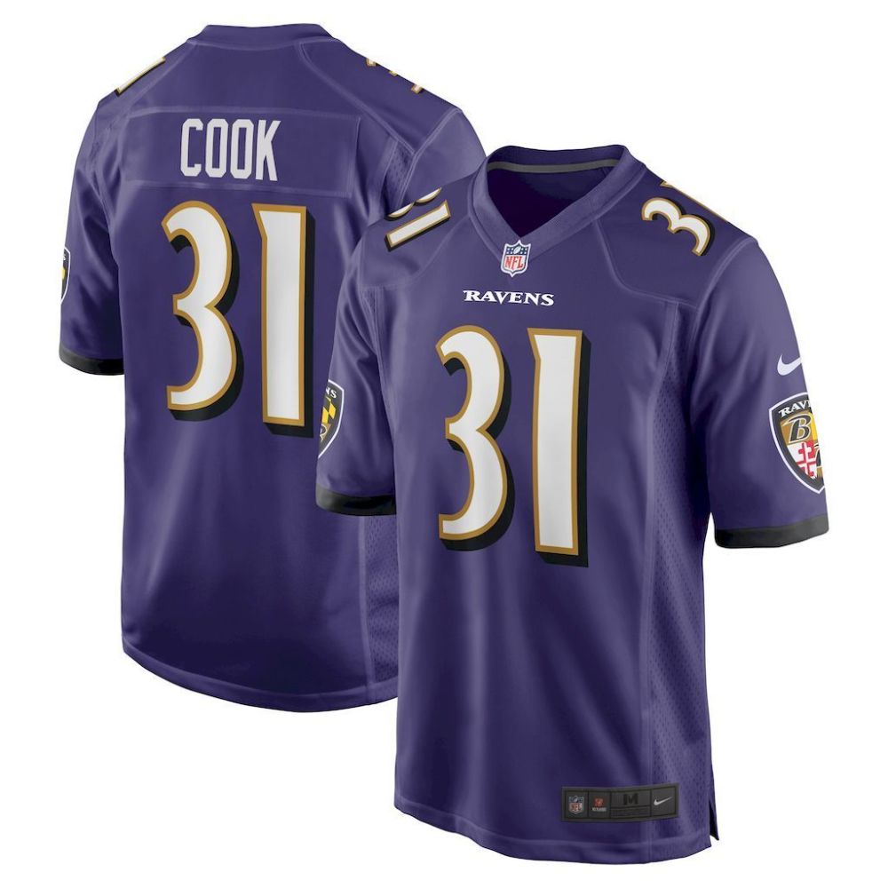 NFL Baltimore Ravens Jeysey COOK #31