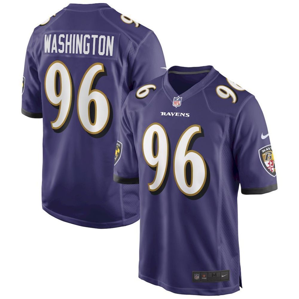 NFL Baltimore Ravens Jeysey WASHINGTON #96