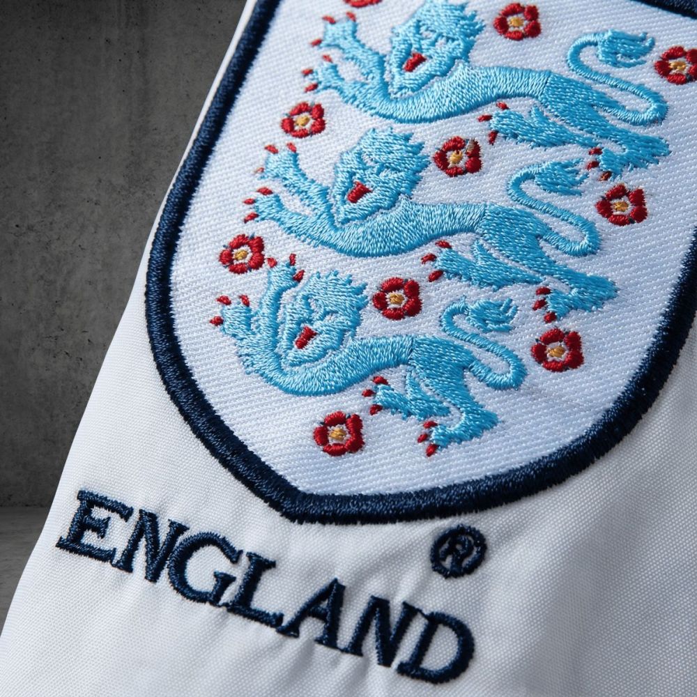 1998 Vintage Style England White Windbreaker Sport Unifom jersey Sport Unifom