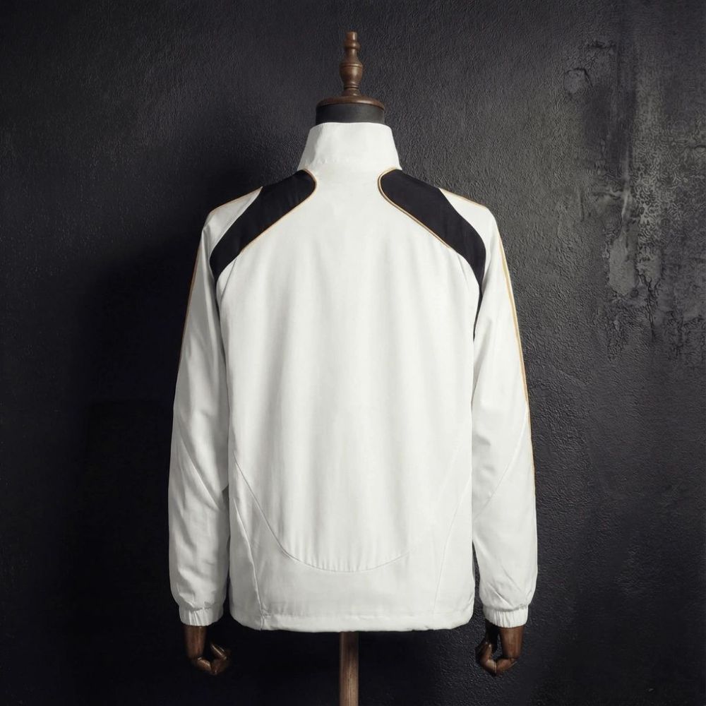 2008/09 Vintage Style Germany White Windbreaker Sport Unifom jersey Sport Unifom