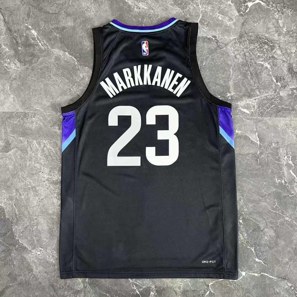 NBA Utah Jazz 2026 JORDAN Edition Black Jersey MARKKANEN#23