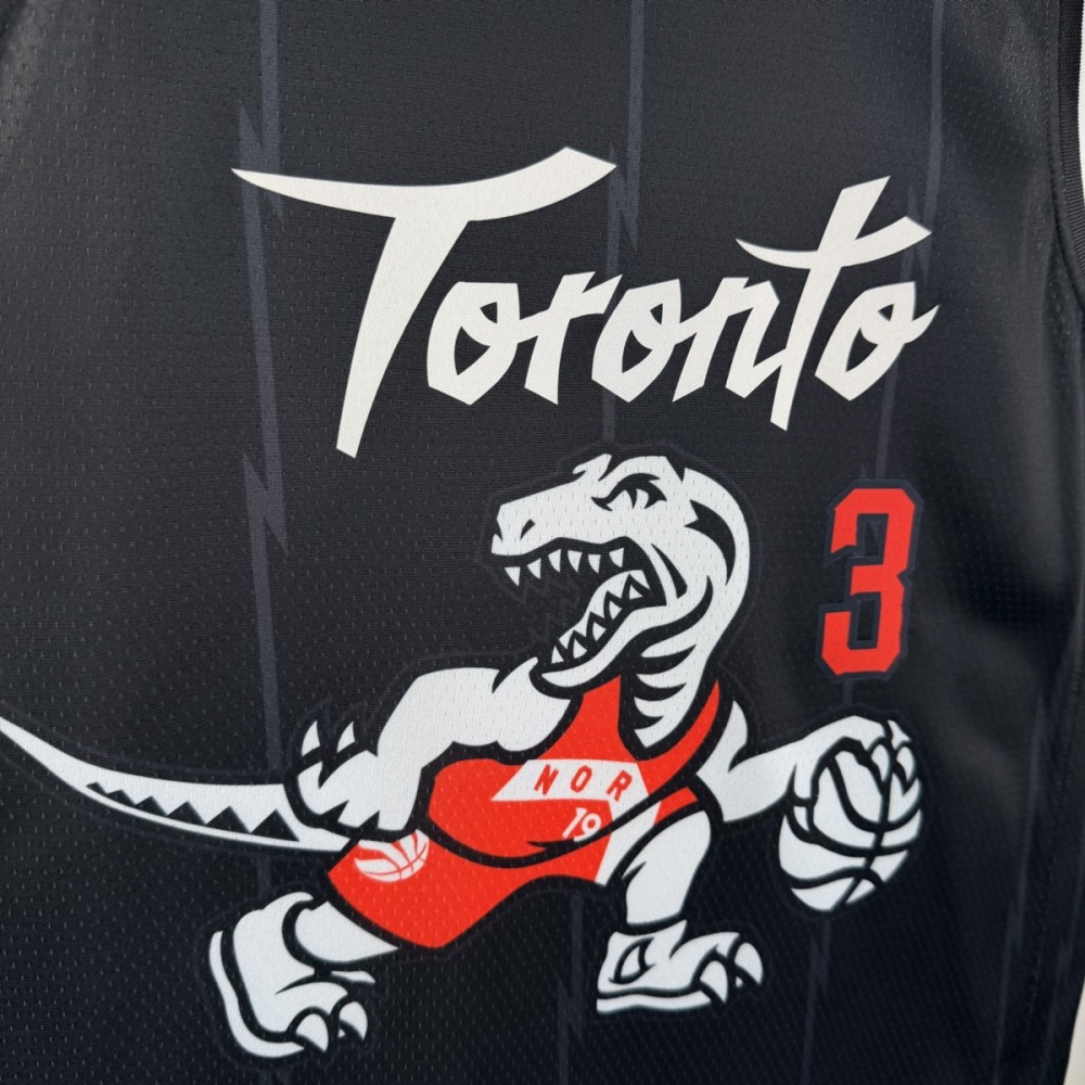 NBA Toronto Raptors 2026 City Edition Black Jersey INGRAM#3