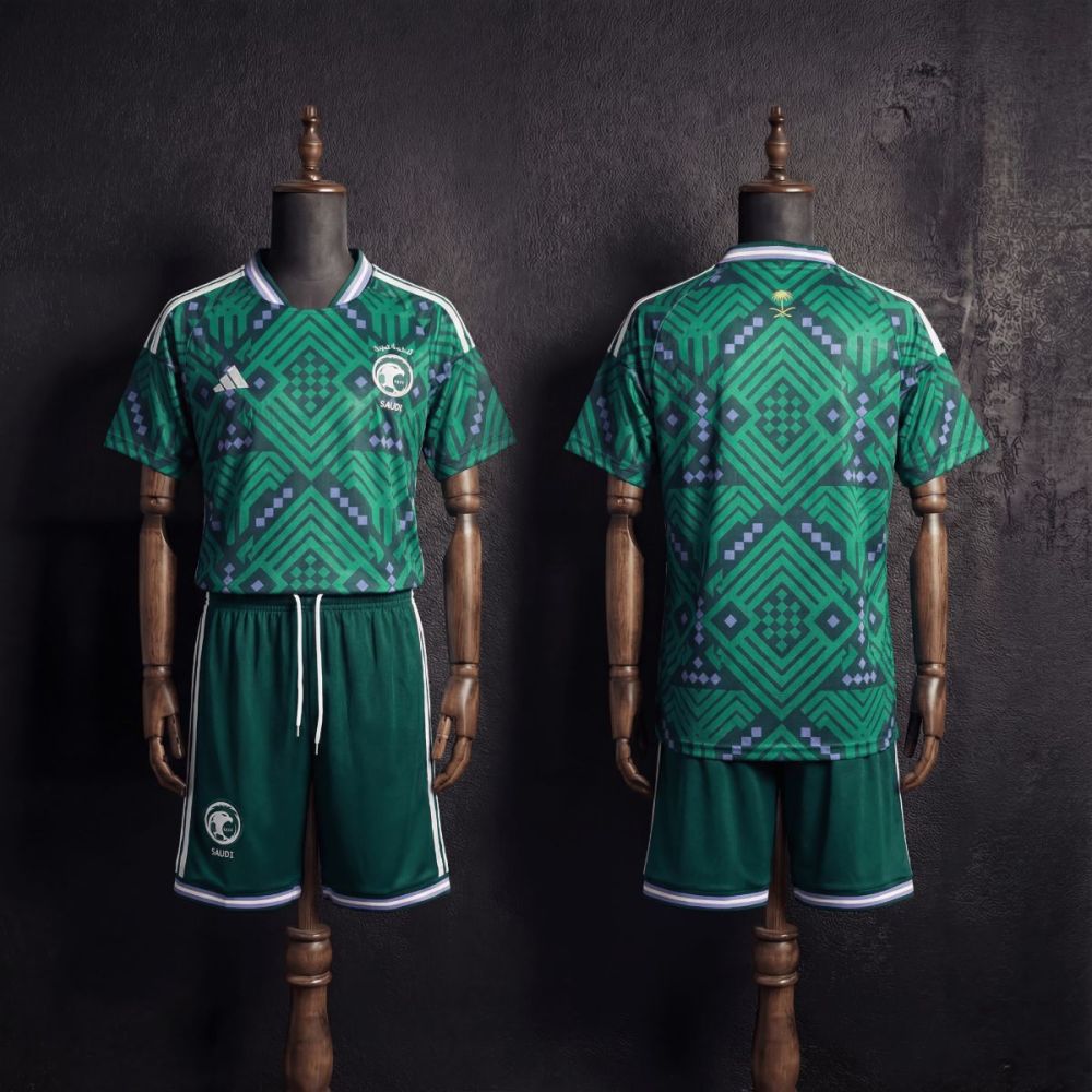 Saudi Araba 2026 World Cup Home Kid Kits Size 16-28