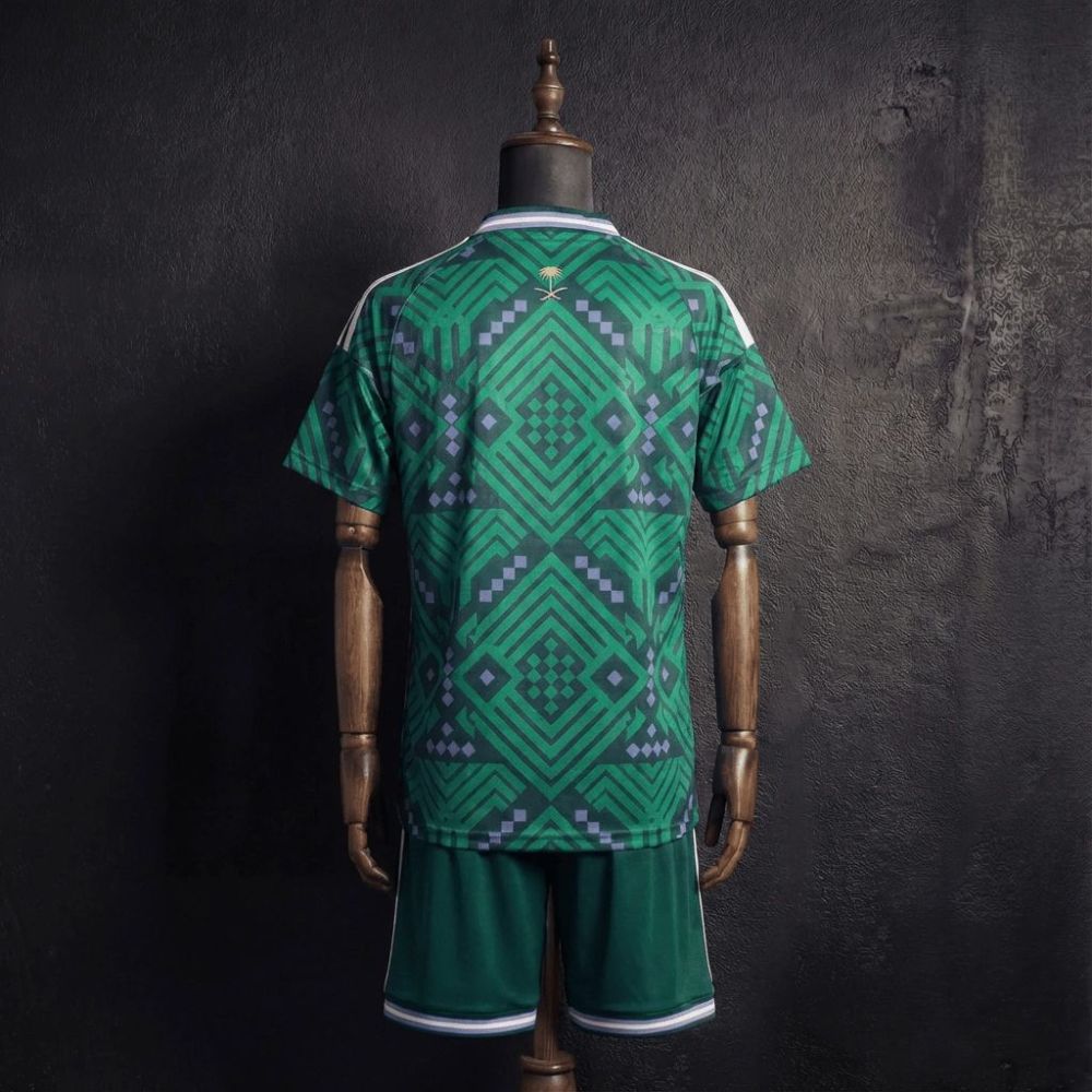Saudi Araba 2026 World Cup Home Kid Kits Size 16-28