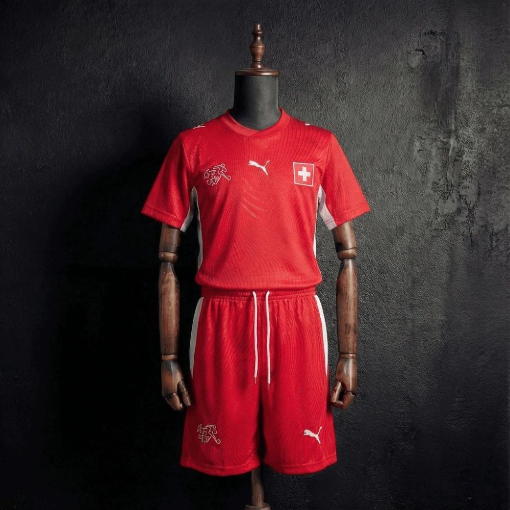 Switzerland 2026 World Cup Home Kid Kits Size 16-28