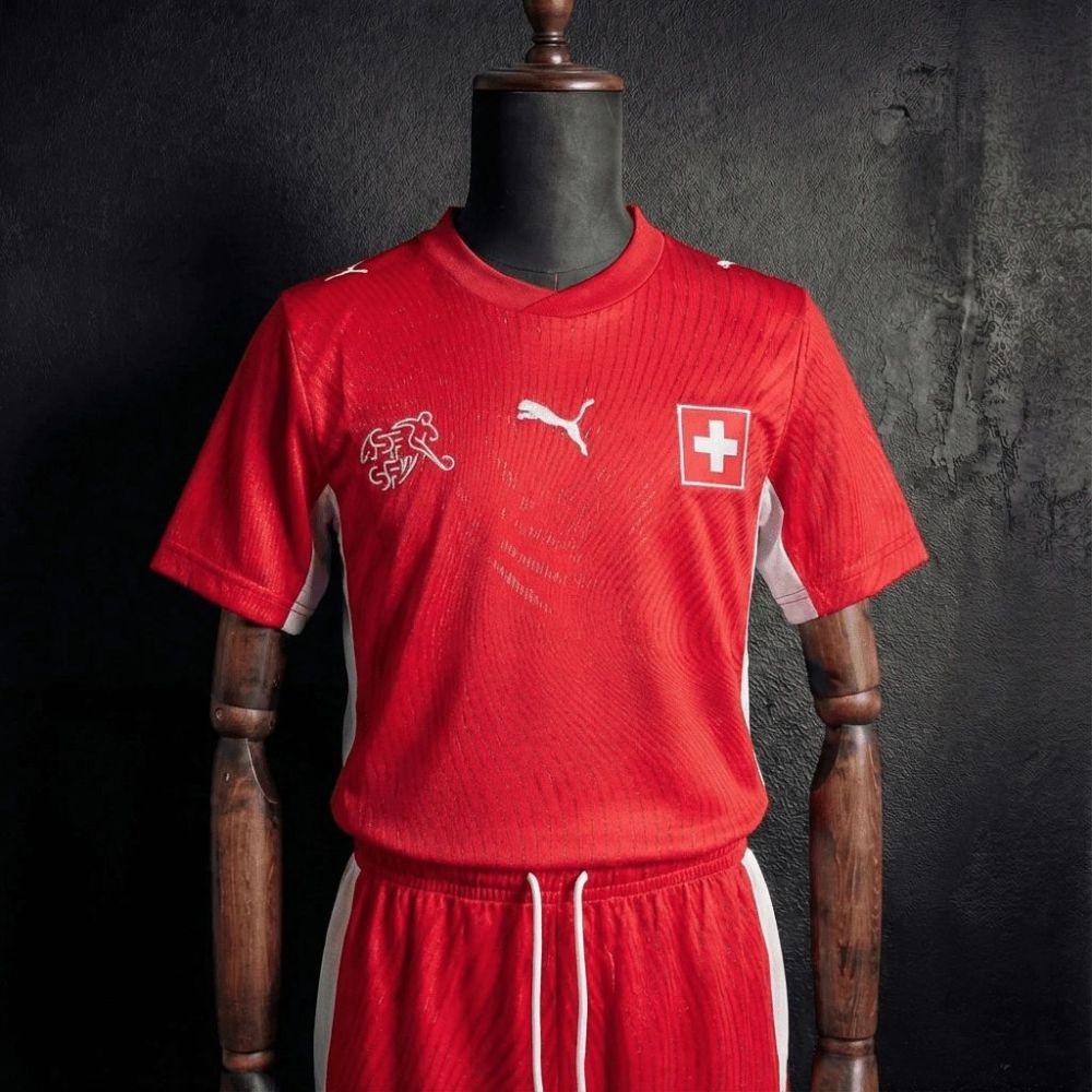 Switzerland 2026 World Cup Home Kid Kits Size 16-28