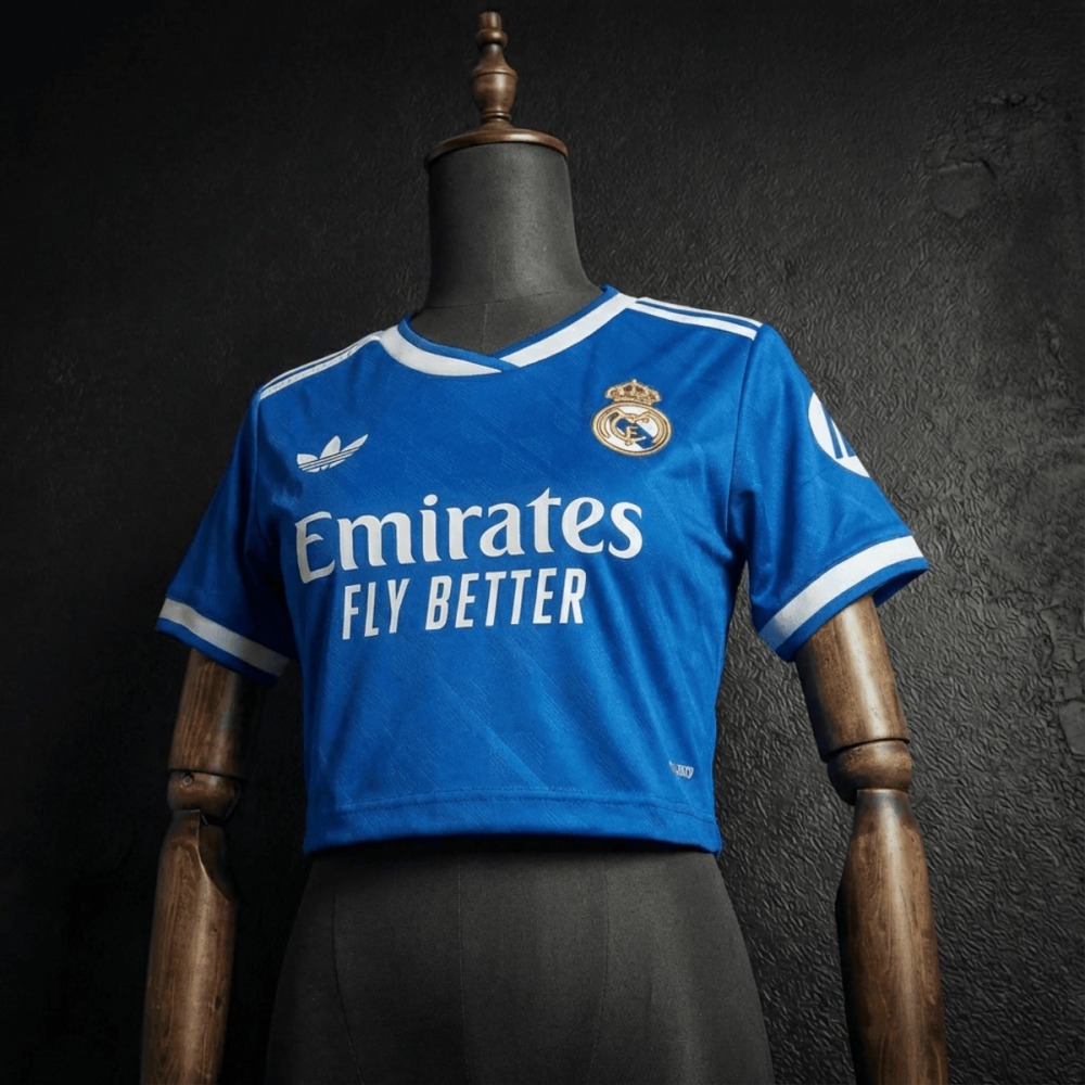 Women's Football Vest 25/26 Real Madrid Second Away Jersey