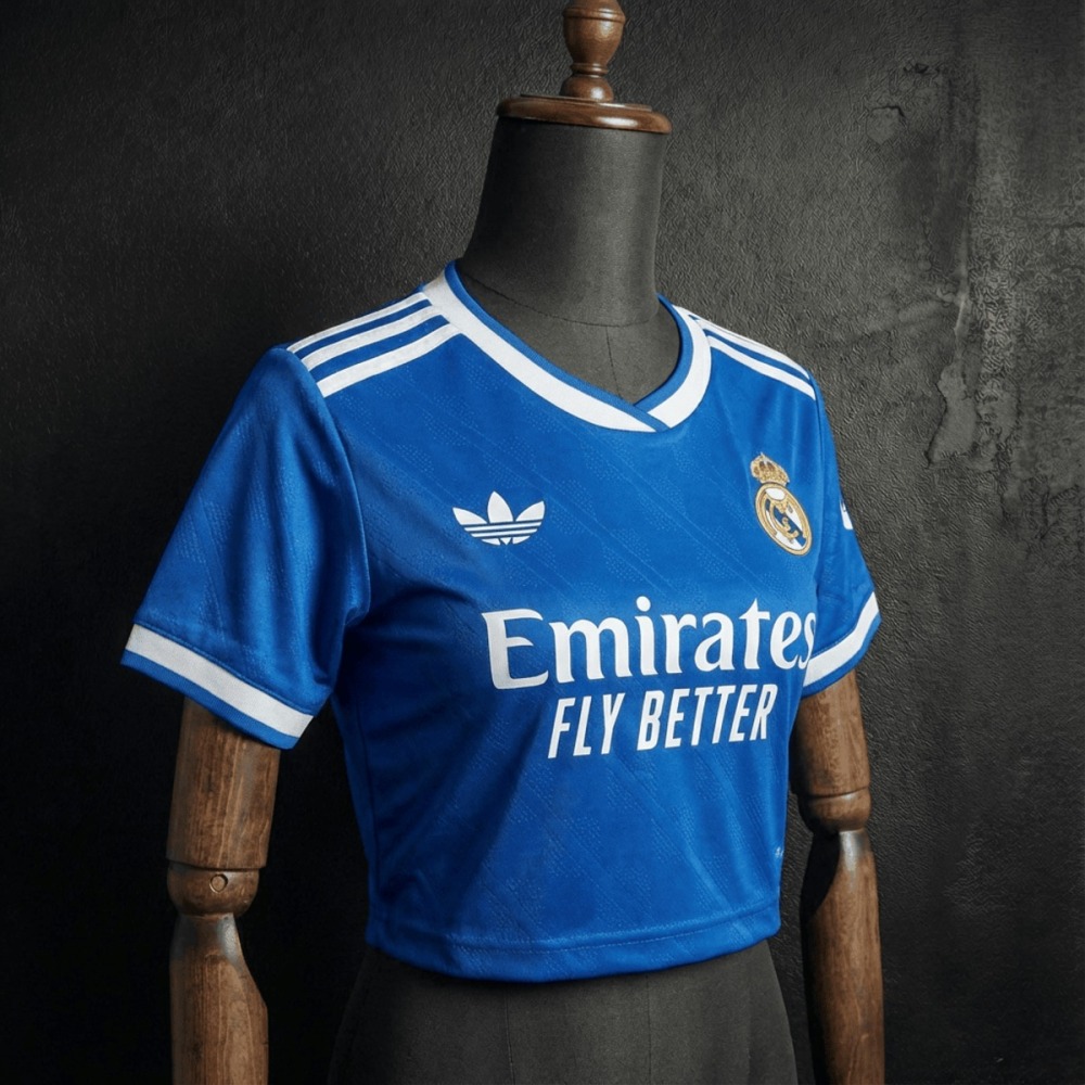 Women's Football Vest 25/26 Real Madrid Second Away Jersey