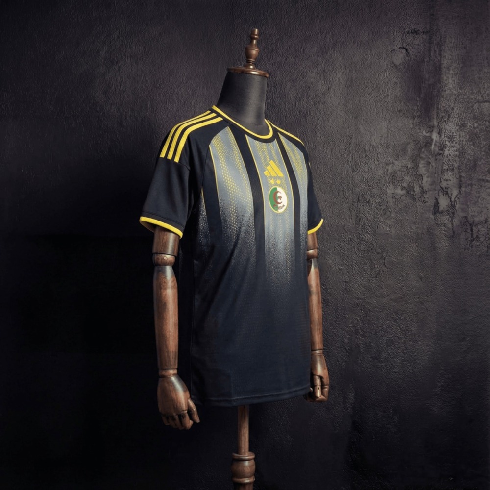 Algeria 2026 World Cup Pre-Match Black jersey Fan version