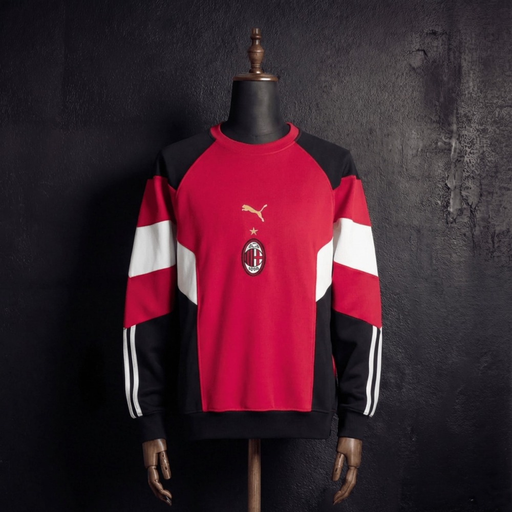2025/26 AC Milan long Sleeve Red Sweatshirt