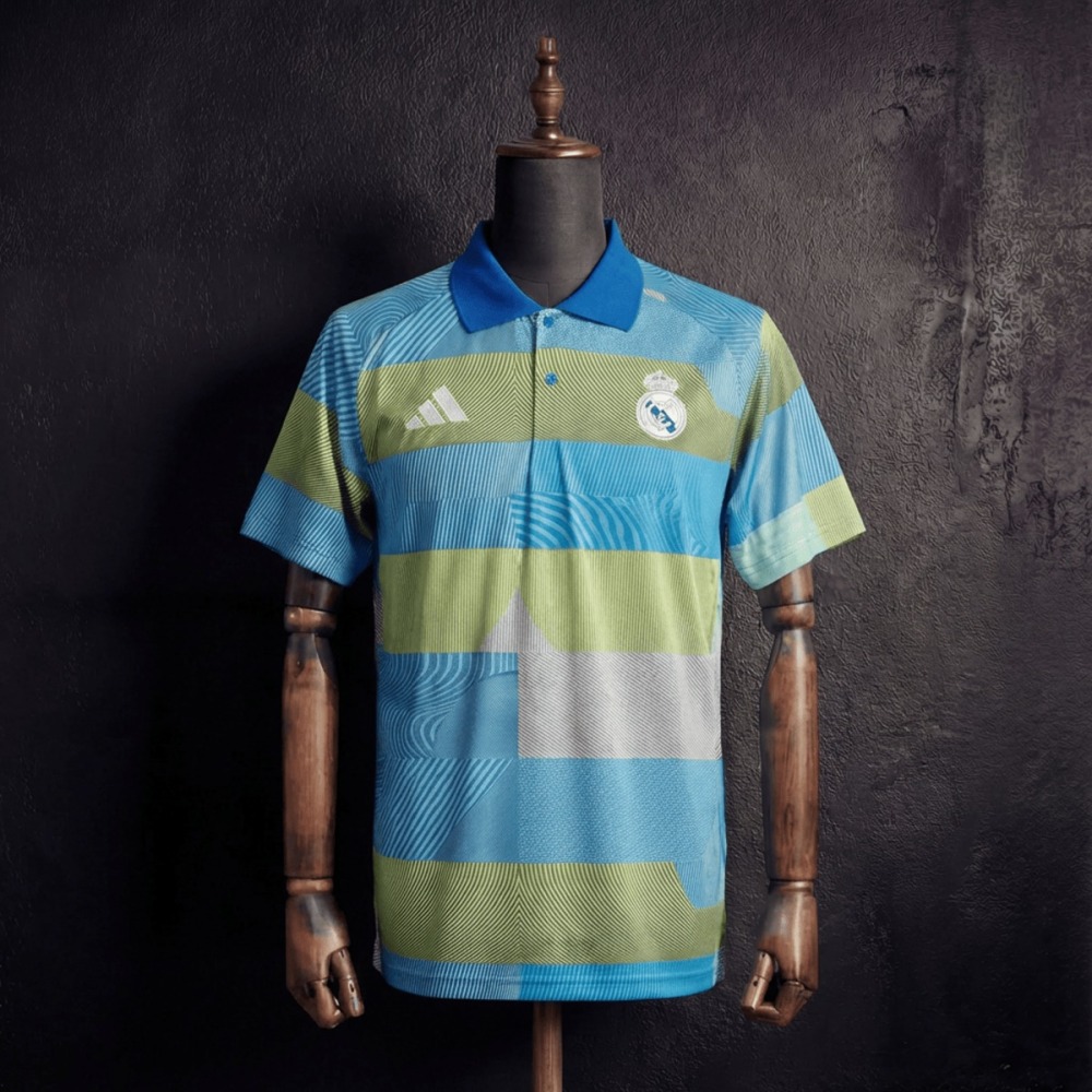 2025/26 Real Madrid Training Colorful Polo Fan version