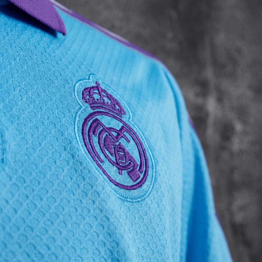 2025/26 Real Madrid Training Blue Polo Fan version
